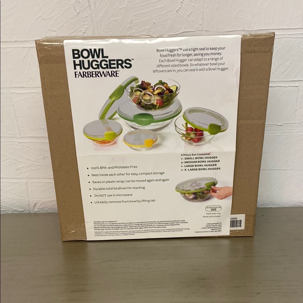 Farberware Bowl Huggers Set, 5pc set, BPA FREE